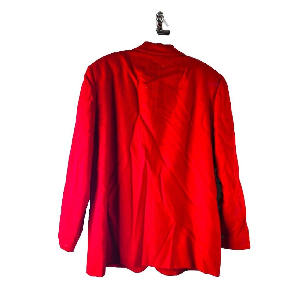 Vintage 90s Pendleton Red Virgin Wool Blazer Skir… - image 7